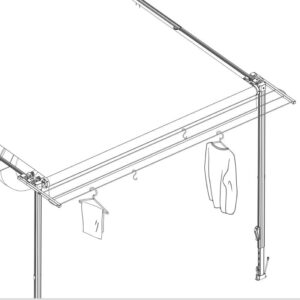 Jillaroo Caravan & RV Awning Clothesline - Image 4
