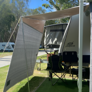Jillaroo Awning Porch / Extension with end wall Privacy Screen/Sunshade - Image 7
