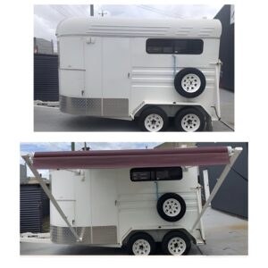 Jillaroo Manual Rollout Awning for Horsefloat/Gooseneck - Image 5